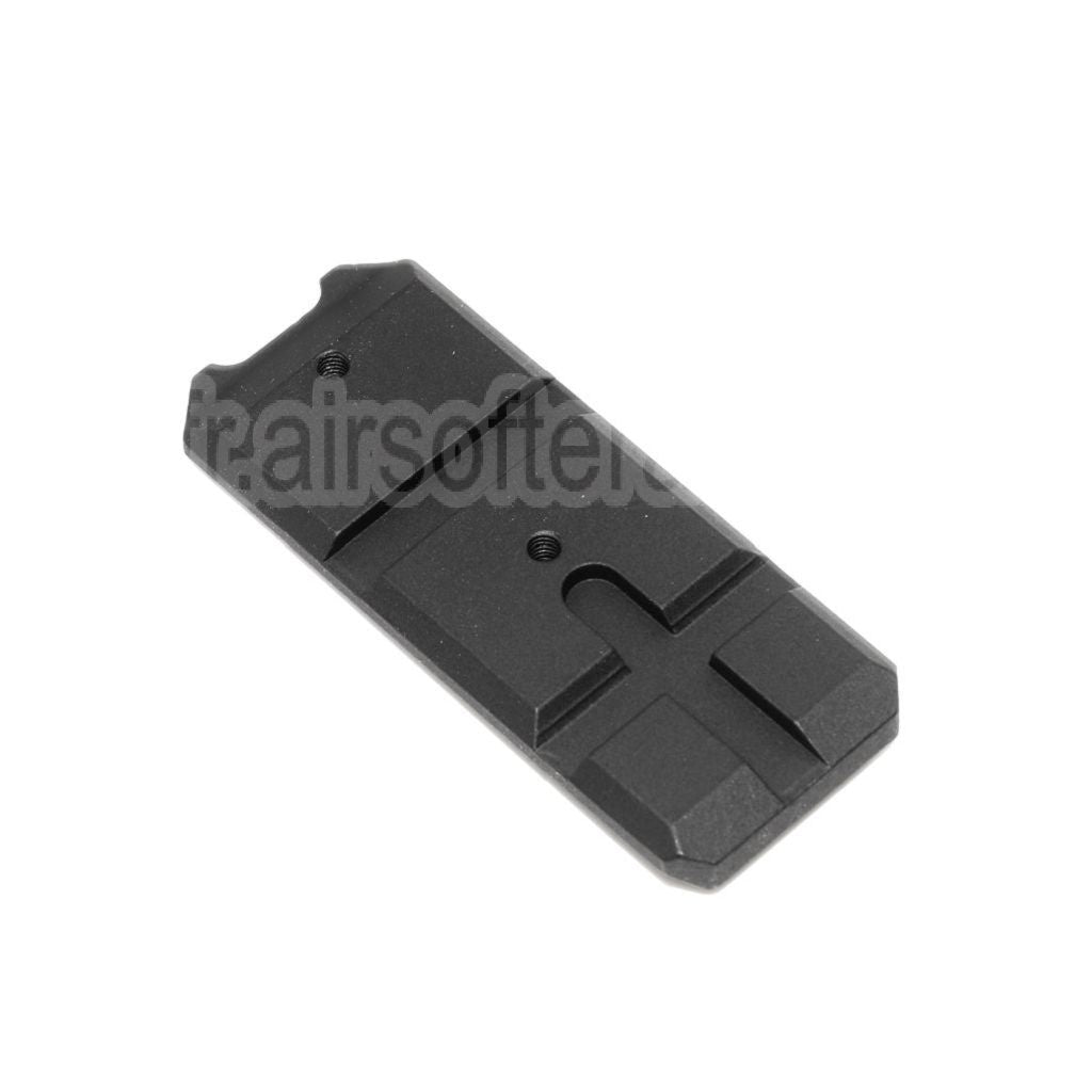 E&amp;C Rail Section Convient pour E&amp;C Tokyo Marui Hi-Capa Série GBB Pistolet Airsoft Noir