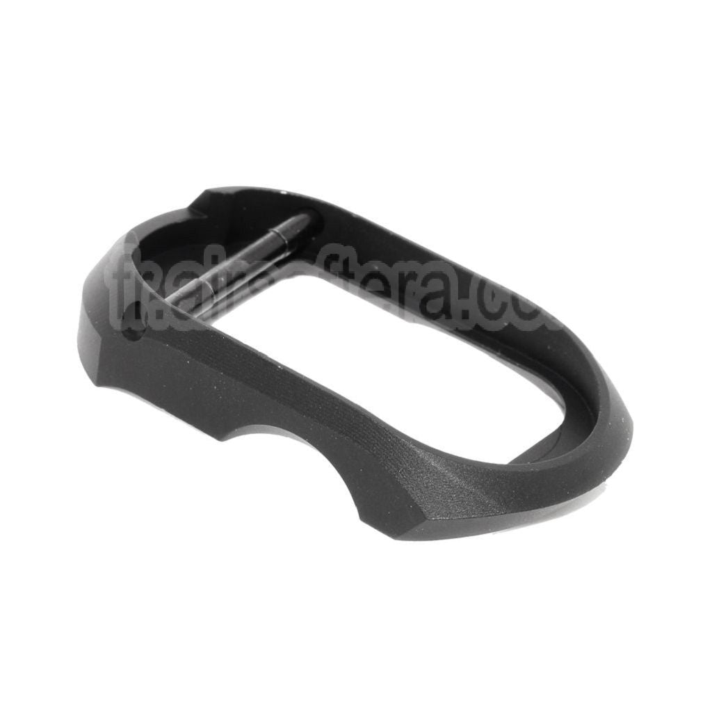 E&amp;C Aluminium Magwell Convient pour E&amp;C Tokyo Marui Hi-Capa Série GBB Pistolet Airsoft Noir