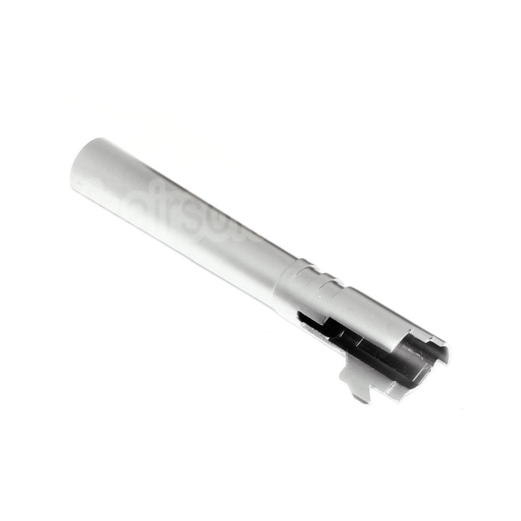 E&C 5 Pouces 123/127mm Acier Canon Extérieur +12mm CW sens horaire Convient pour E&C Tokyo Marui Hi-Capa 5.1 Série GBB Pistolet Airsoft Argent