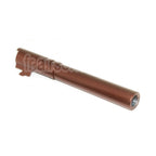 E&C 134/138mm Acier Canon Extérieur +12mm CW sens horaire Convient pour E&C Tokyo Marui Hi-Capa Combat Master Série GBB Pistolet Airsoft Bronze