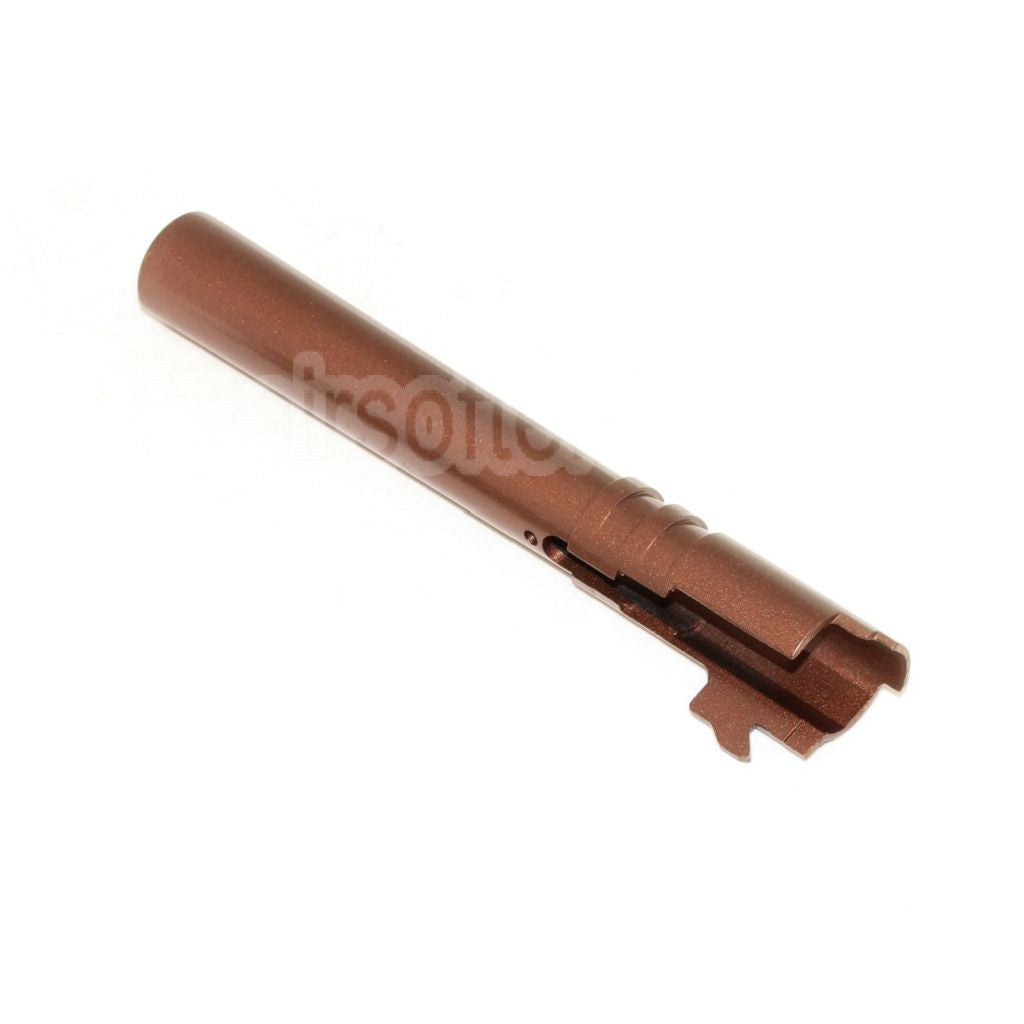 E&C 134/138mm Acier Canon Extérieur +12mm CW sens horaire Convient pour E&C Tokyo Marui Hi-Capa Combat Master Série GBB Pistolet Airsoft Bronze