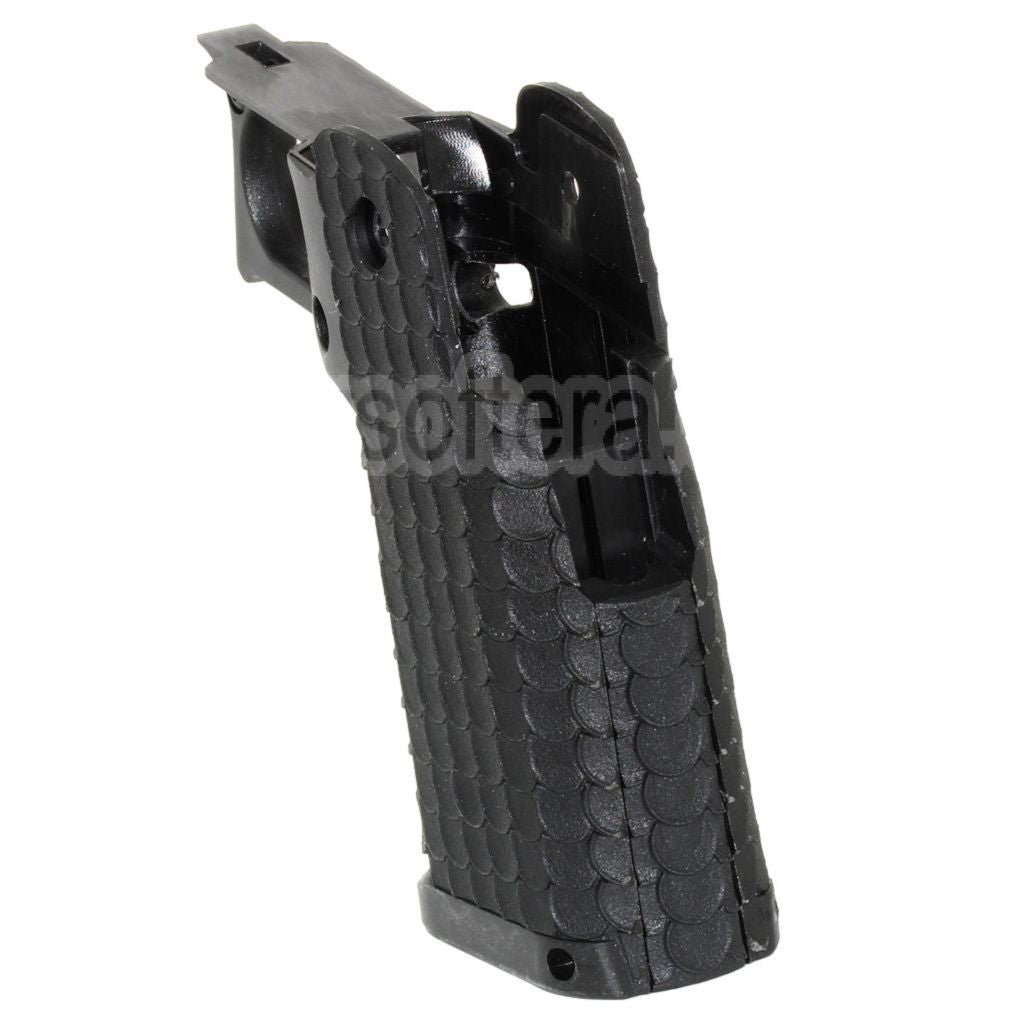 E&amp;C Combat Master Polymère Pistolet Poignée Le Châssis Convient pour E&amp;C Tokyo Marui Hi-Capa Série GBB Pistolet Airsoft Noir