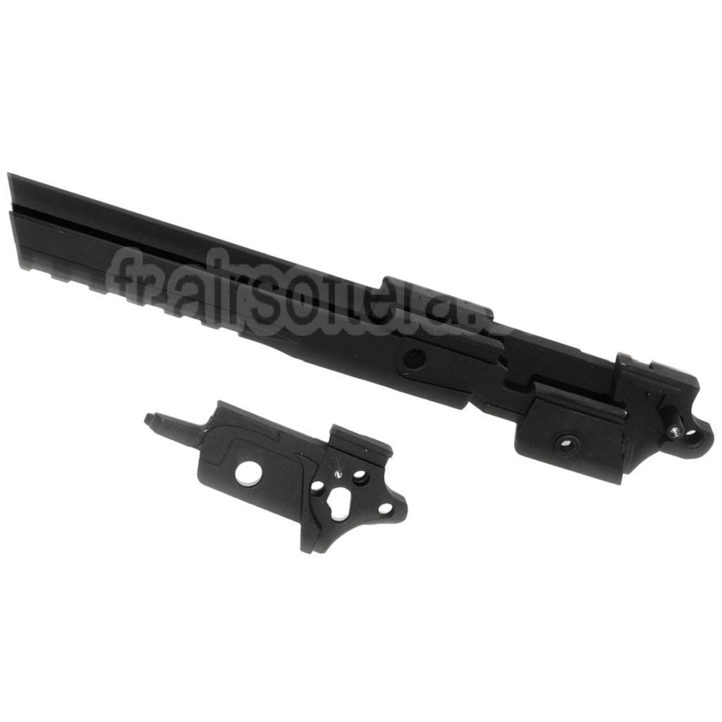 E&amp;C Milieu Châssis avec Sous les rails Convient pour E&amp;C Tokyo Marui Hi-Capa 5.1 Série GBB Pistolet Airsoft