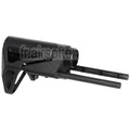 5KU SCW Rétractable PDW Crosse Convient pour Tokyo Marui M4 MWS Série GBB Fusil Airsoft Noir