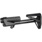 5KU SCW Rétractable PDW Crosse Convient pour Tokyo Marui M4 MWS Série GBB Fusil Airsoft Noir