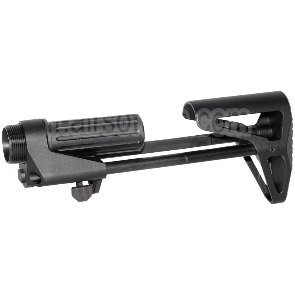 5KU SCW Rétractable PDW Crosse Convient pour Tokyo Marui M4 MWS Série GBB Fusil Airsoft Noir