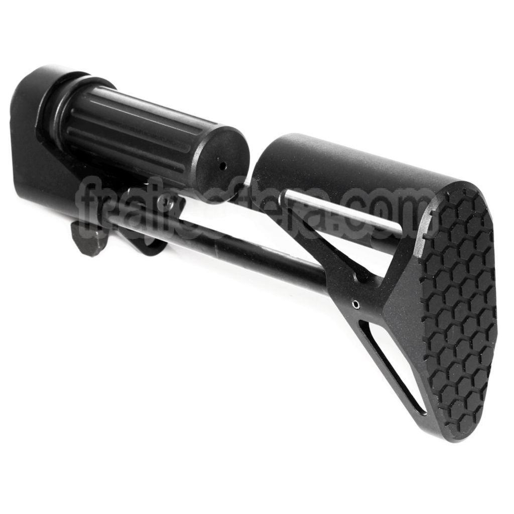 5KU SCW Rétractable PDW Crosse Convient pour Tokyo Marui M4 MWS Série GBB Fusil Airsoft Noir