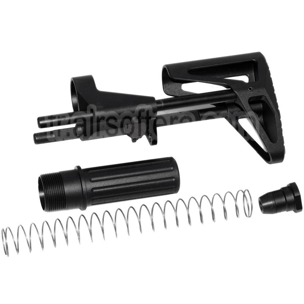 5KU SCW Rétractable PDW Crosse Convient pour Tokyo Marui M4 MWS Série GBB Fusil Airsoft Noir