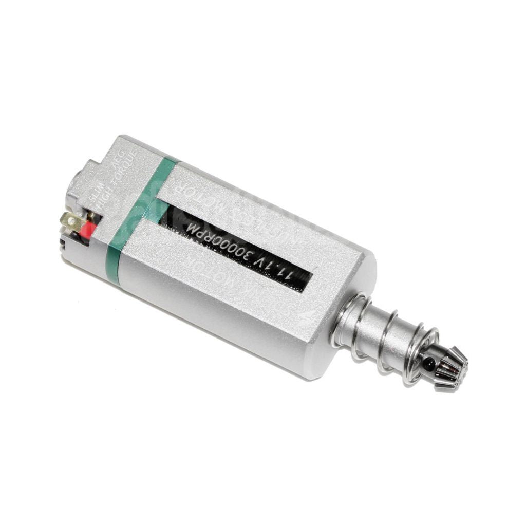 SOLINK Ultra-Mince Sans Balai Super Couple élevé Moteur (Long Axe) 11.1V 30000RPM Convient pour M4 M16 MP5 G3 P90 Série V2 Vitesse Boîte AEG Fusil Airsoft