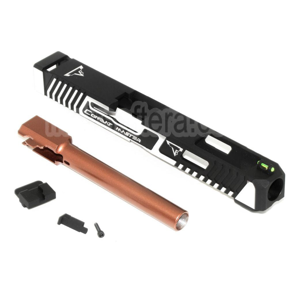 APS EMG TTI CNC Combat Master Canon Glissière Set Convient pour Elite Force VFC G17 Gen5 GBB Pistolet Airsoft