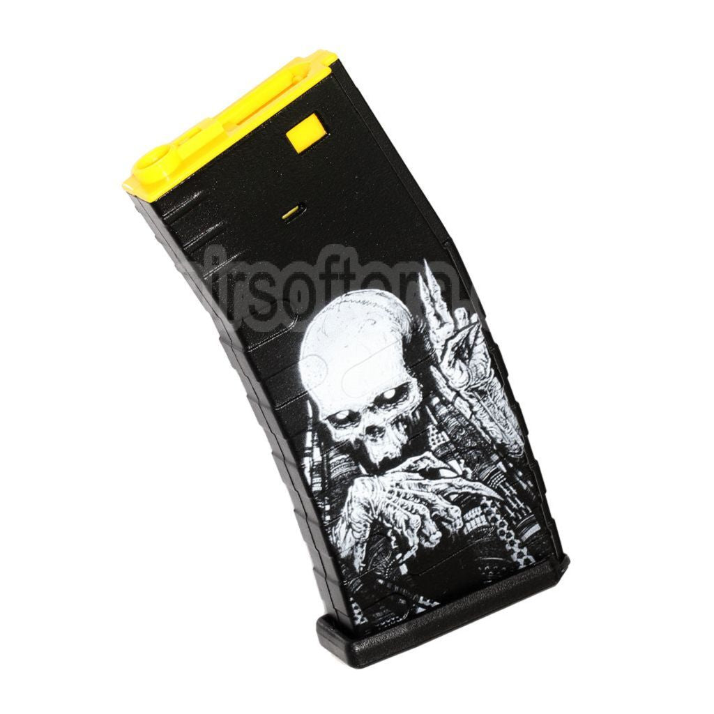 APS 300 Billes Polymère Hi-Cap Chargeur Colored Core Convient pour M4 M16 Série AEG Fusil Airsoft