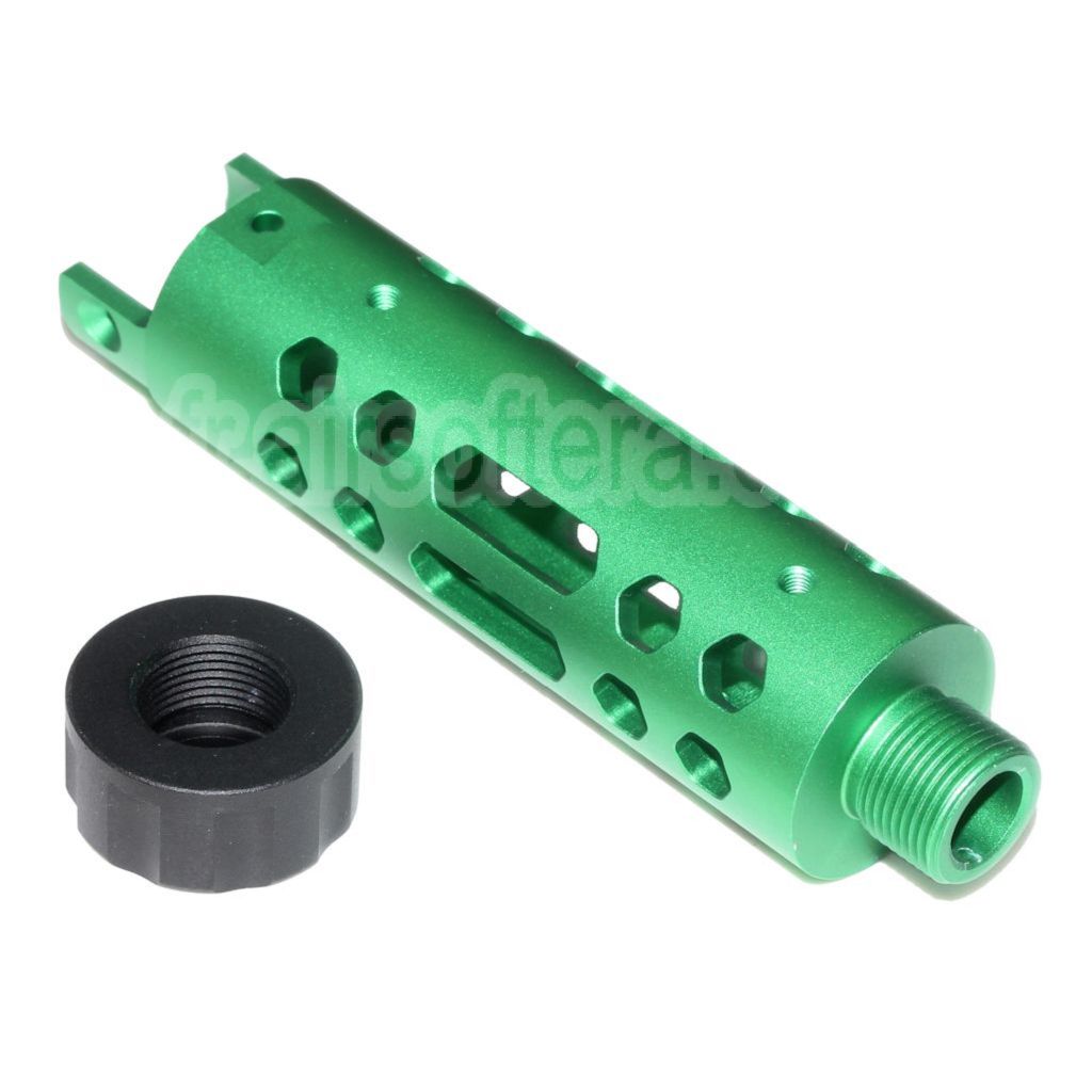 5KU CNC Aluminium Canon Extérieur Type-A Convient pour ACTION ARMY AAP-01 GBB Pistolet Airsoft
