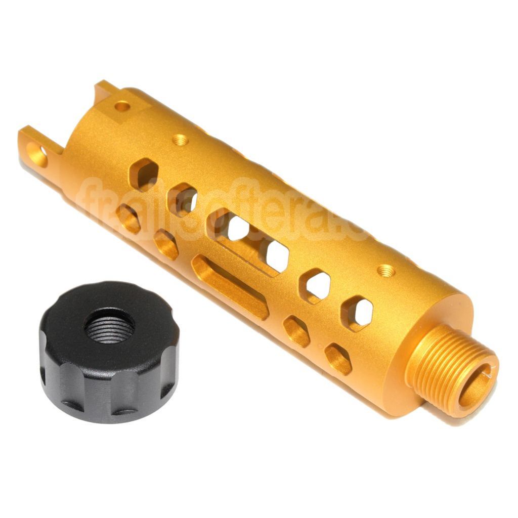 5KU CNC Aluminium Canon Extérieur Type-A Convient pour ACTION ARMY AAP-01 GBB Pistolet Airsoft