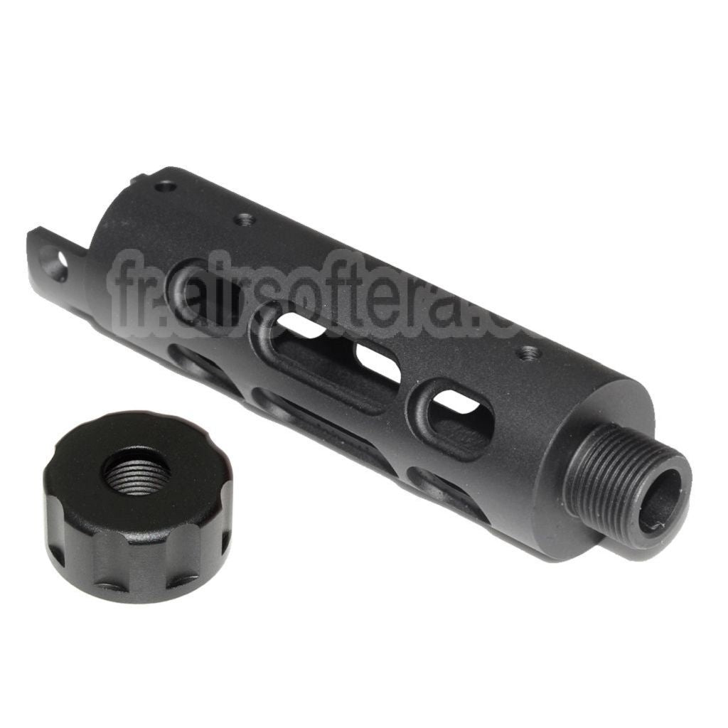 5KU CNC Aluminium Canon Extérieur Type-B Convient pour ACTION ARMY AAP-01 GBB Pistolet Airsoft