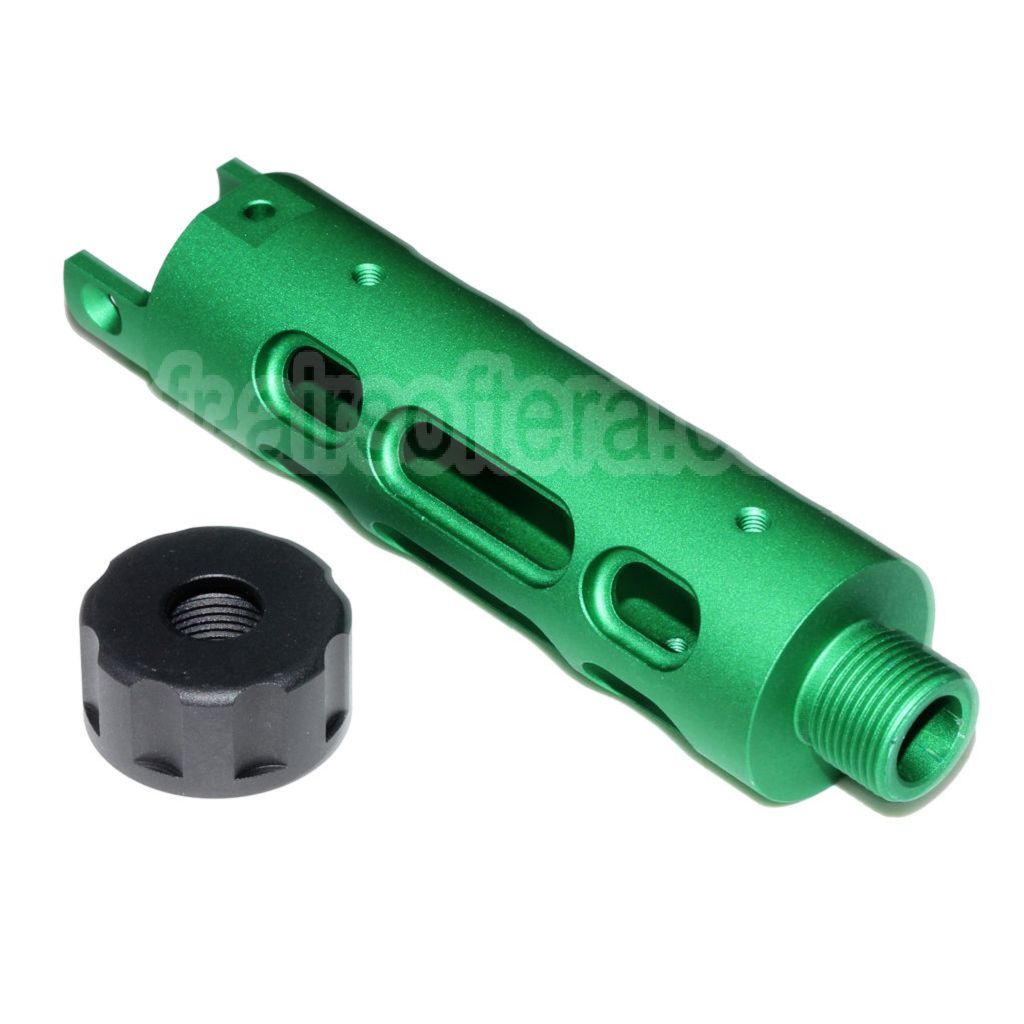 5KU CNC Aluminium Canon Extérieur Type-B Convient pour ACTION ARMY AAP-01 GBB Pistolet Airsoft