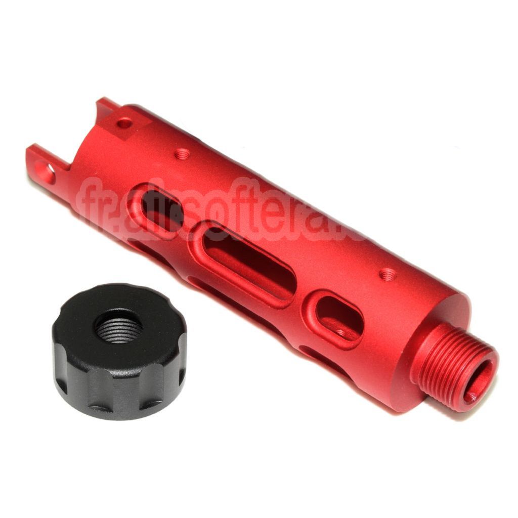 5KU CNC Aluminium Canon Extérieur Type-B Convient pour ACTION ARMY AAP-01 GBB Pistolet Airsoft