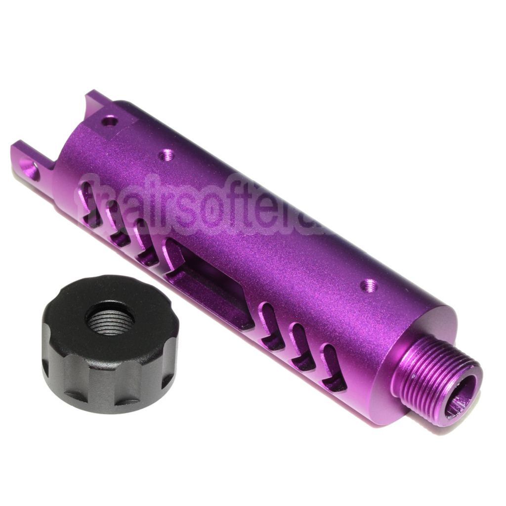 5KU CNC Aluminium Canon Extérieur Type-C Convient pour ACTION ARMY AAP-01 GBB Pistolet Airsoft