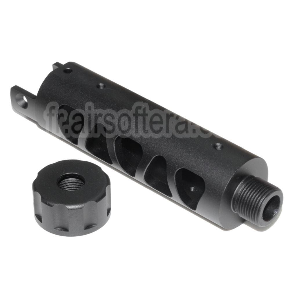 5KU CNC Aluminium Canon Extérieur Type-D Convient pour ACTION ARMY AAP-01 GBB Pistolet Airsoft