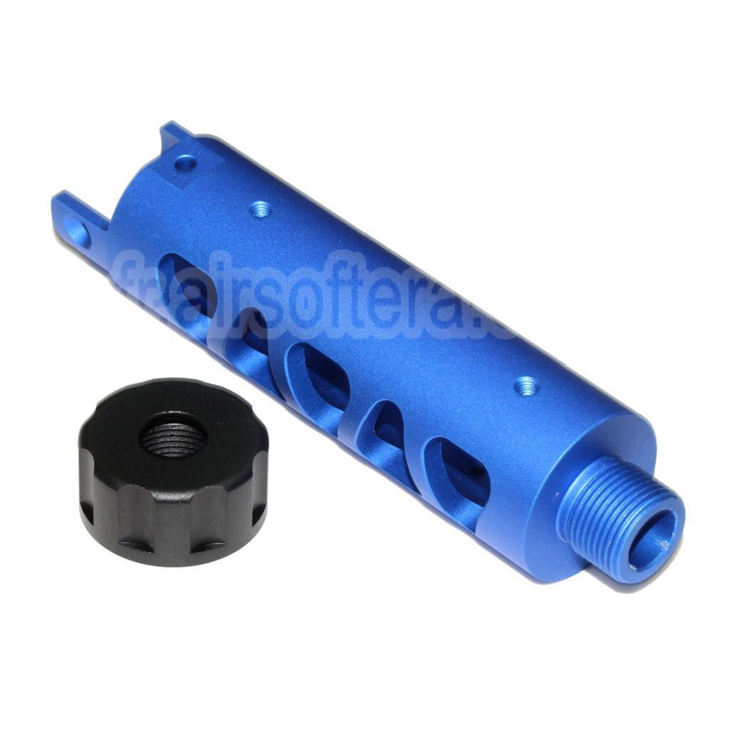 5KU CNC Aluminium Canon Extérieur Type-D Convient pour ACTION ARMY AAP-01 GBB Pistolet Airsoft
