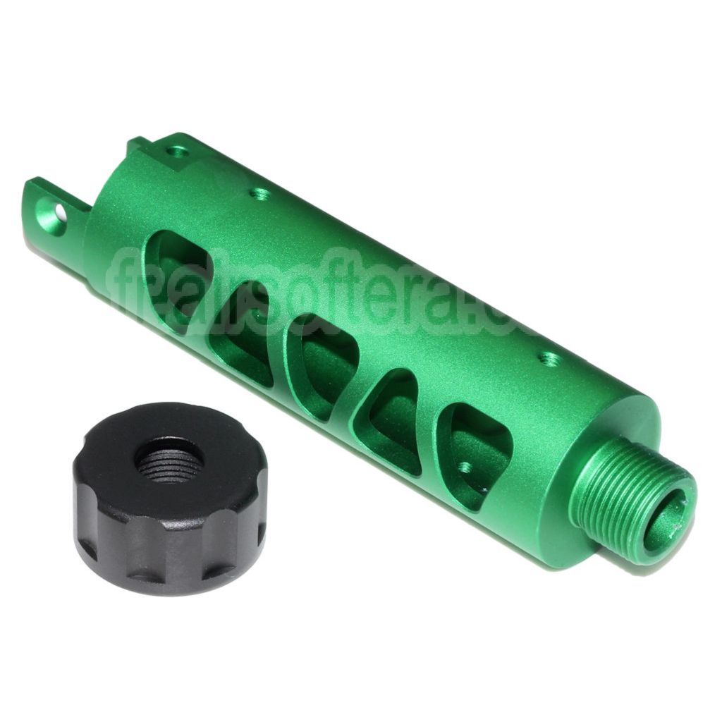 5KU CNC Aluminium Canon Extérieur Type-D Convient pour ACTION ARMY AAP-01 GBB Pistolet Airsoft