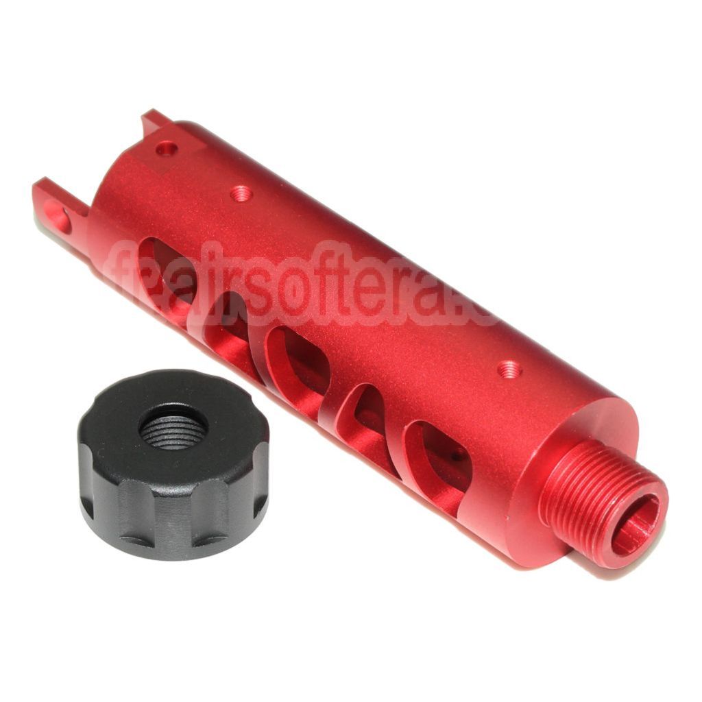 5KU CNC Aluminium Canon Extérieur Type-D Convient pour ACTION ARMY AAP-01 GBB Pistolet Airsoft