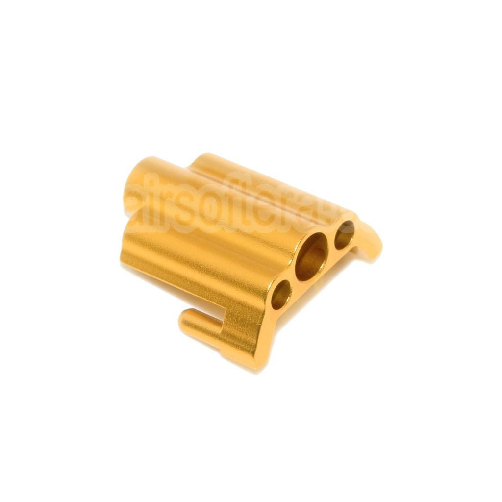 Bloc buse en aluminium 5KU compatible avec pistolet airsoft GBB ACTION ARMY AAP-01, couleur or