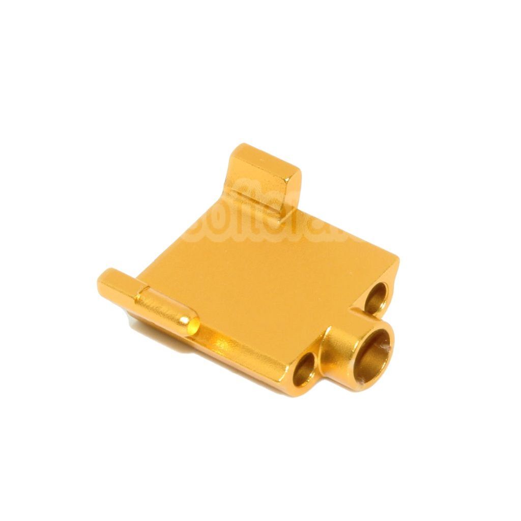 Bloc buse en aluminium 5KU compatible avec pistolet airsoft GBB ACTION ARMY AAP-01, couleur or