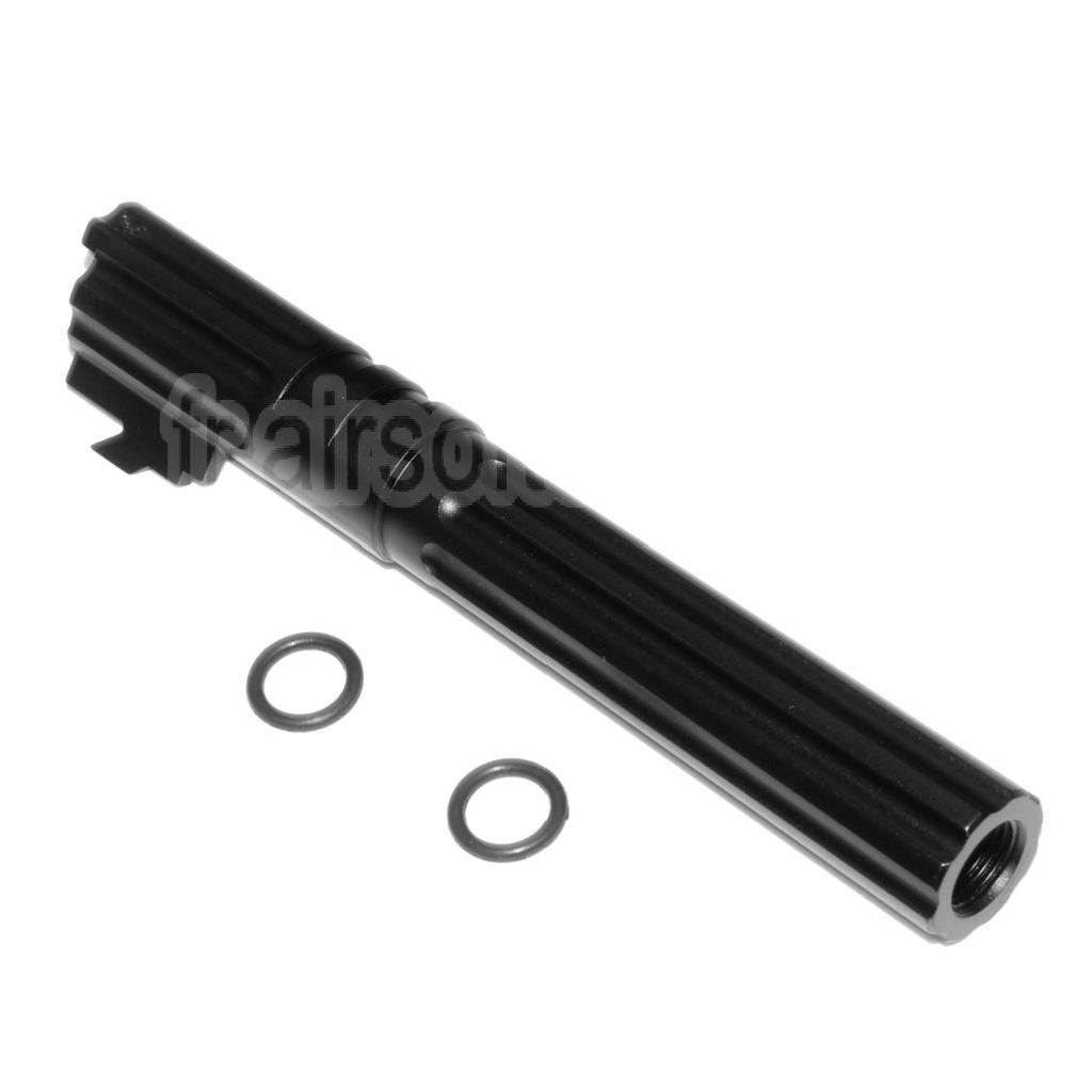 5KU 5 Pouces 123/127mm CNC Aluminium Canon Extérieur +11mm CW sens horaire Convient pour Armorer Works AW WE-TECH Tokyo Marui Hi-Capa 5.1 GBB Pistolet Airsoft