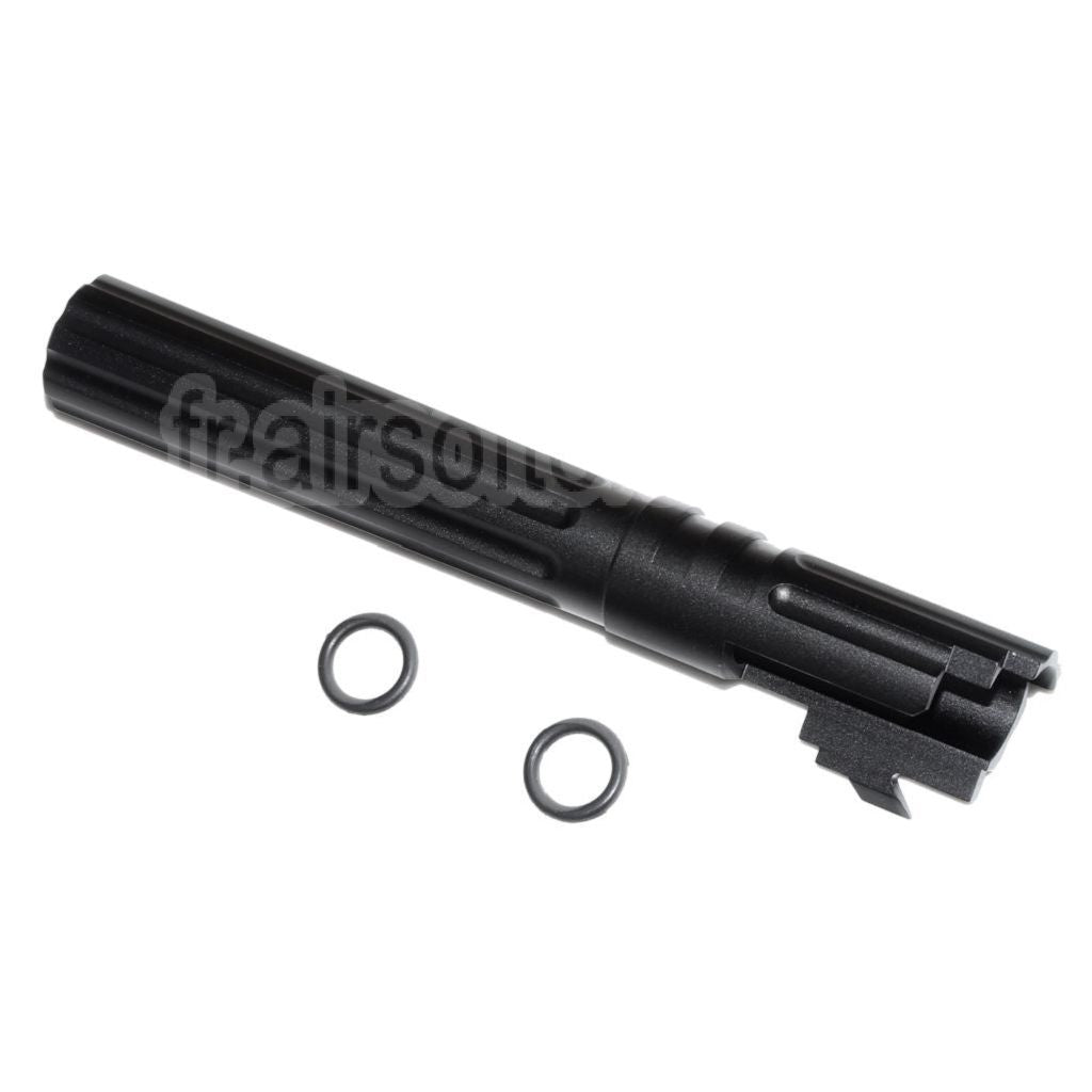 5KU 5 Pouces 123/127mm CNC Aluminium Canon Extérieur +11mm CW sens horaire Convient pour Armorer Works AW WE-TECH Tokyo Marui Hi-Capa 5.1 GBB Pistolet Airsoft