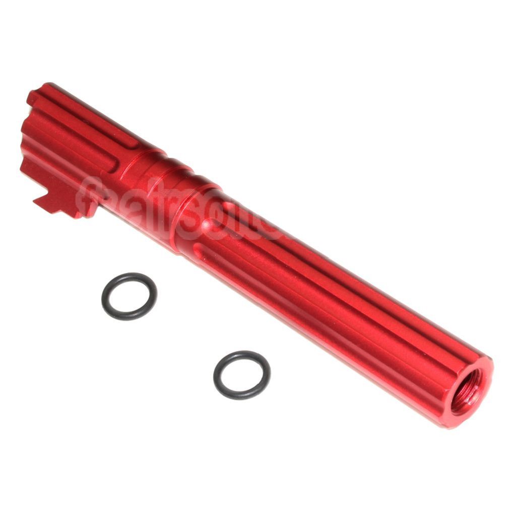5KU 5 Pouces 123/127mm CNC Aluminium Canon Extérieur +11mm CW sens horaire Convient pour Armorer Works AW WE-TECH Tokyo Marui Hi-Capa 5.1 GBB Pistolet Airsoft
