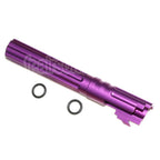 5KU 5 Pouces 123/127mm CNC Aluminium Canon Extérieur +11mm CW sens horaire Convient pour Armorer Works AW WE-TECH Tokyo Marui Hi-Capa 5.1 GBB Pistolet Airsoft