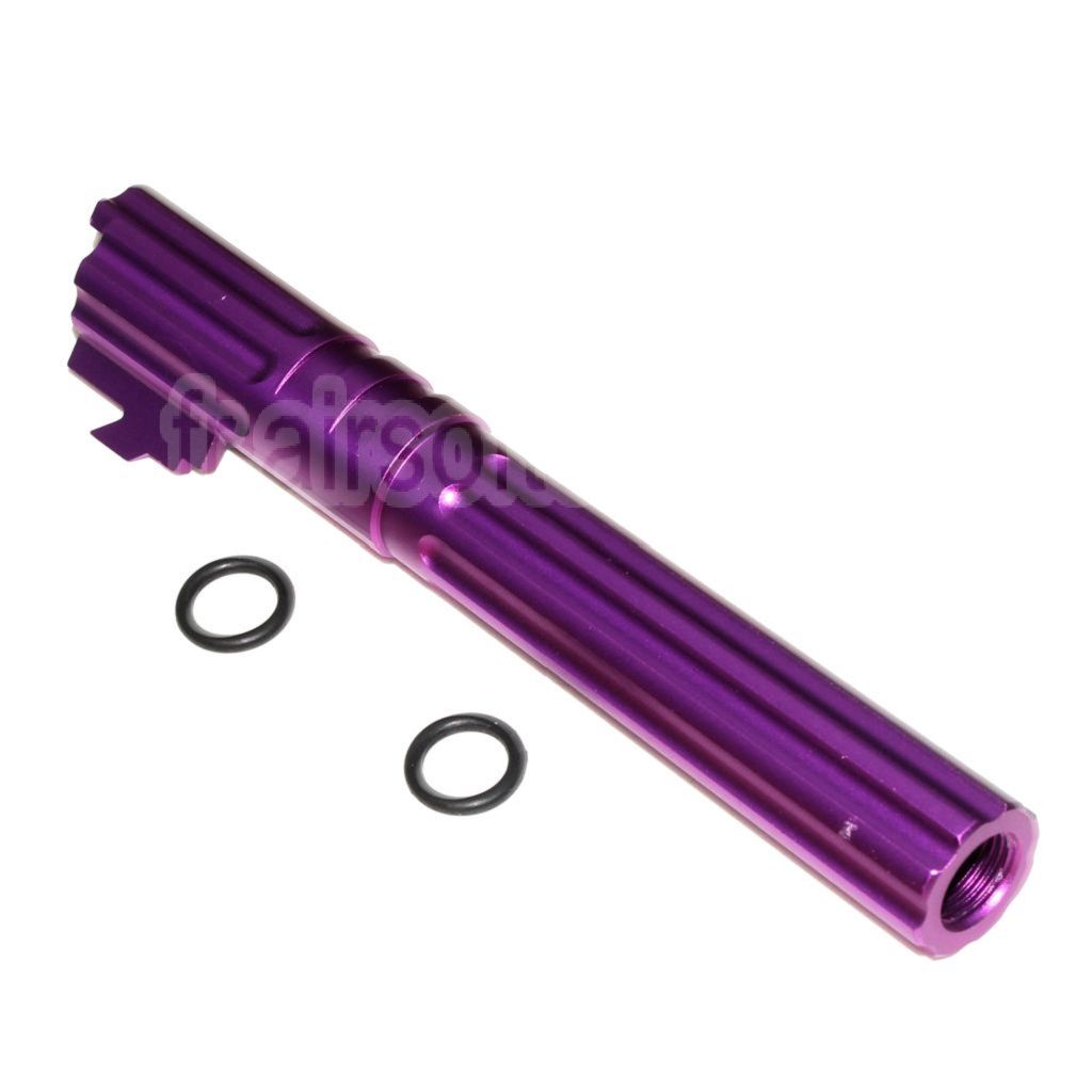 5KU 5 Pouces 123/127mm CNC Aluminium Canon Extérieur +11mm CW sens horaire Convient pour Armorer Works AW WE-TECH Tokyo Marui Hi-Capa 5.1 GBB Pistolet Airsoft