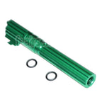 5KU 5 Pouces 123/127mm CNC Aluminium Canon Extérieur +11mm CW sens horaire Convient pour Armorer Works AW WE-TECH Tokyo Marui Hi-Capa 5.1 GBB Pistolet Airsoft