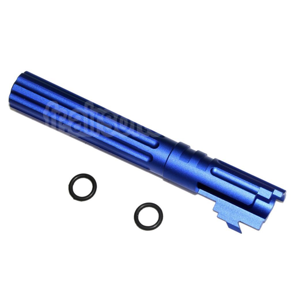 5KU 5 Pouces 123/127mm CNC Aluminium Canon Extérieur +11mm CW sens horaire Convient pour Armorer Works AW WE-TECH Tokyo Marui Hi-Capa 5.1 GBB Pistolet Airsoft