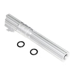 5KU 5 Pouces 123/127mm CNC Aluminium Canon Extérieur +11mm CW sens horaire Convient pour Armorer Works AW WE-TECH Tokyo Marui Hi-Capa 5.1 GBB Pistolet Airsoft