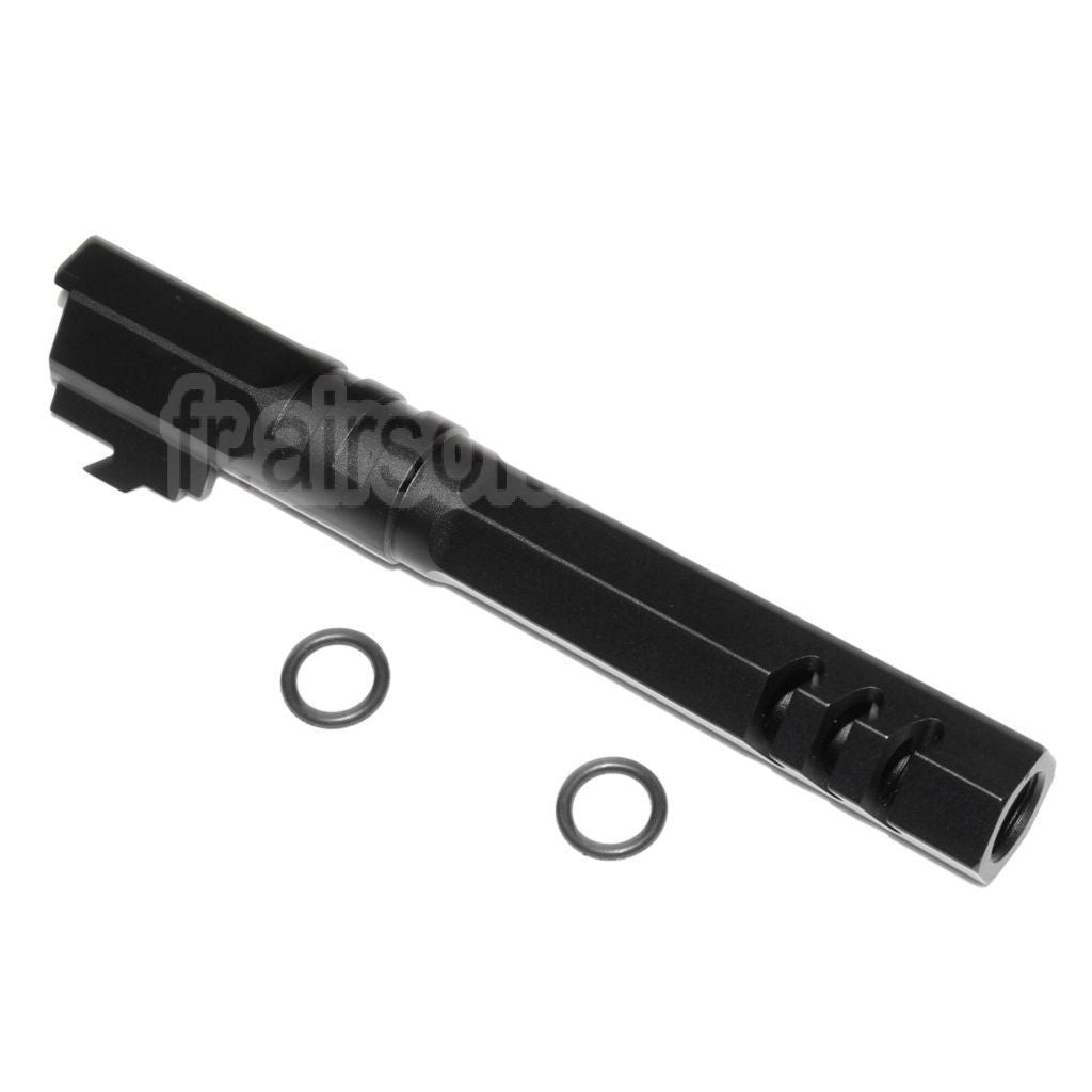 5KU 5 Pouces 123/127mm CNC Hexagone Canon Extérieur +11mm CW sens horaire Convient pour Armorer Works AW WE-TECH Tokyo Marui Hi-Capa 5.1 GBB Pistolet Airsoft