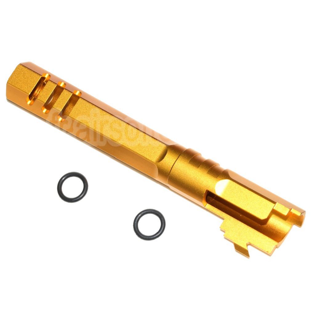5KU 5 Pouces 123/127mm CNC Hexagone Canon Extérieur +11mm CW sens horaire Convient pour Armorer Works AW WE-TECH Tokyo Marui Hi-Capa 5.1 GBB Pistolet Airsoft