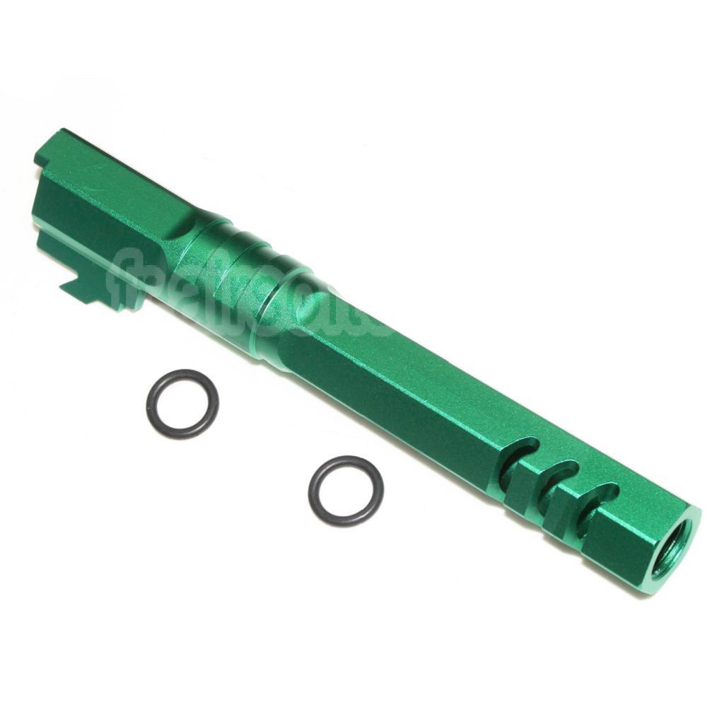 5KU 5 Pouces 123/127mm CNC Hexagone Canon Extérieur +11mm CW sens horaire Convient pour Armorer Works AW WE-TECH Tokyo Marui Hi-Capa 5.1 GBB Pistolet Airsoft