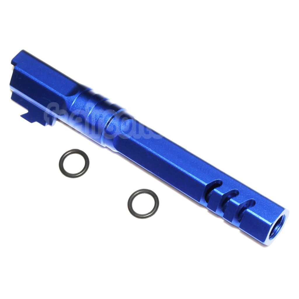 5KU 5 Pouces 123/127mm CNC Hexagone Canon Extérieur +11mm CW sens horaire Convient pour Armorer Works AW WE-TECH Tokyo Marui Hi-Capa 5.1 GBB Pistolet Airsoft