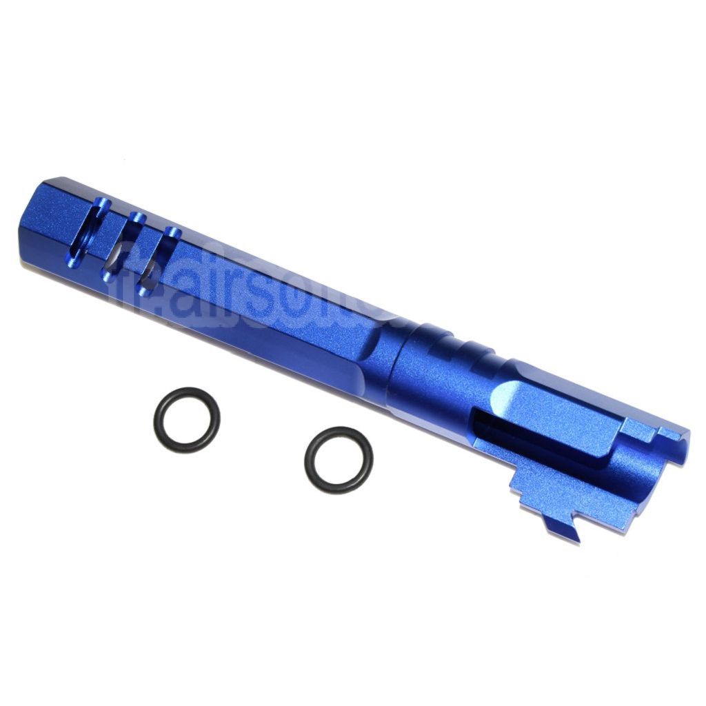 5KU 5 Pouces 123/127mm CNC Hexagone Canon Extérieur +11mm CW sens horaire Convient pour Armorer Works AW WE-TECH Tokyo Marui Hi-Capa 5.1 GBB Pistolet Airsoft