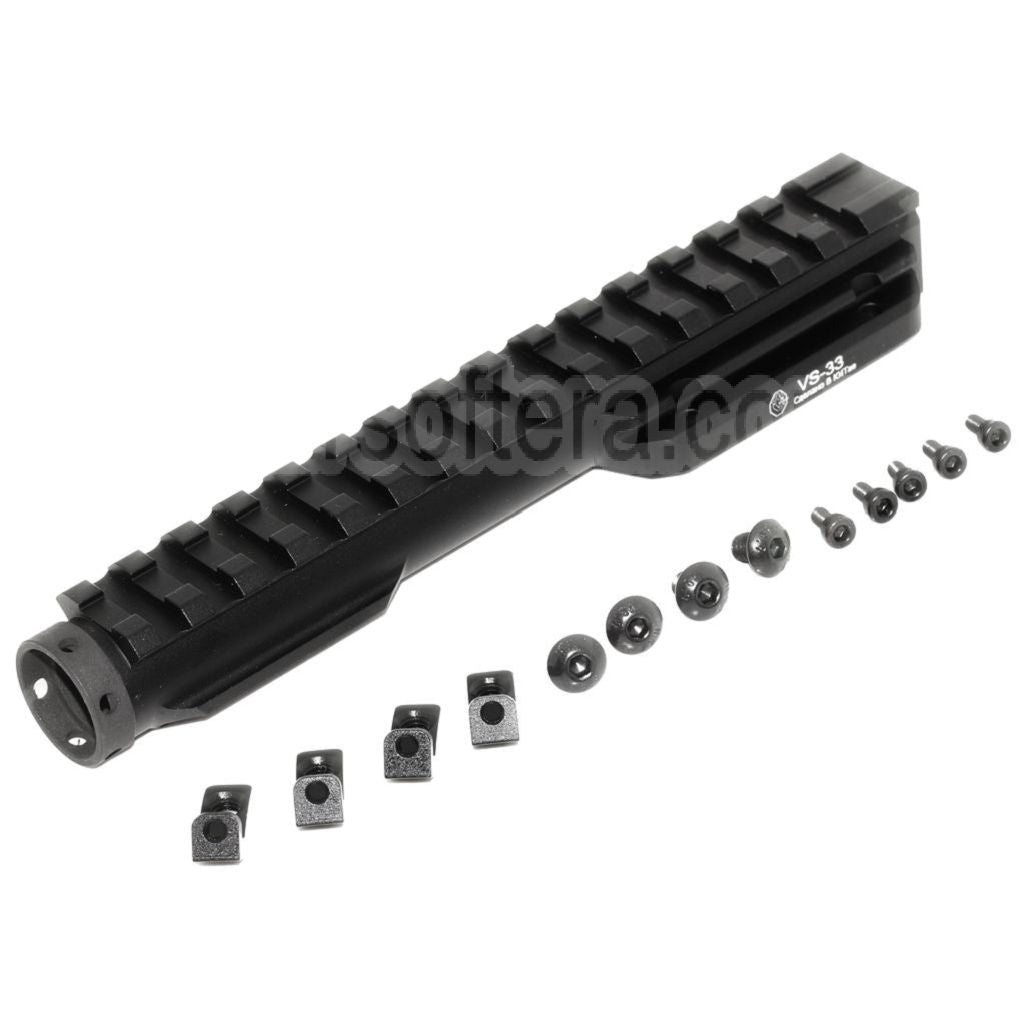 5KU 20mm Picatinny Top Rail VS-33 Tube de Gaz adapté pour LCT GHK CYMA d-boys Tokyo Marui AK Série AEG GBB Fusil Airsoft
