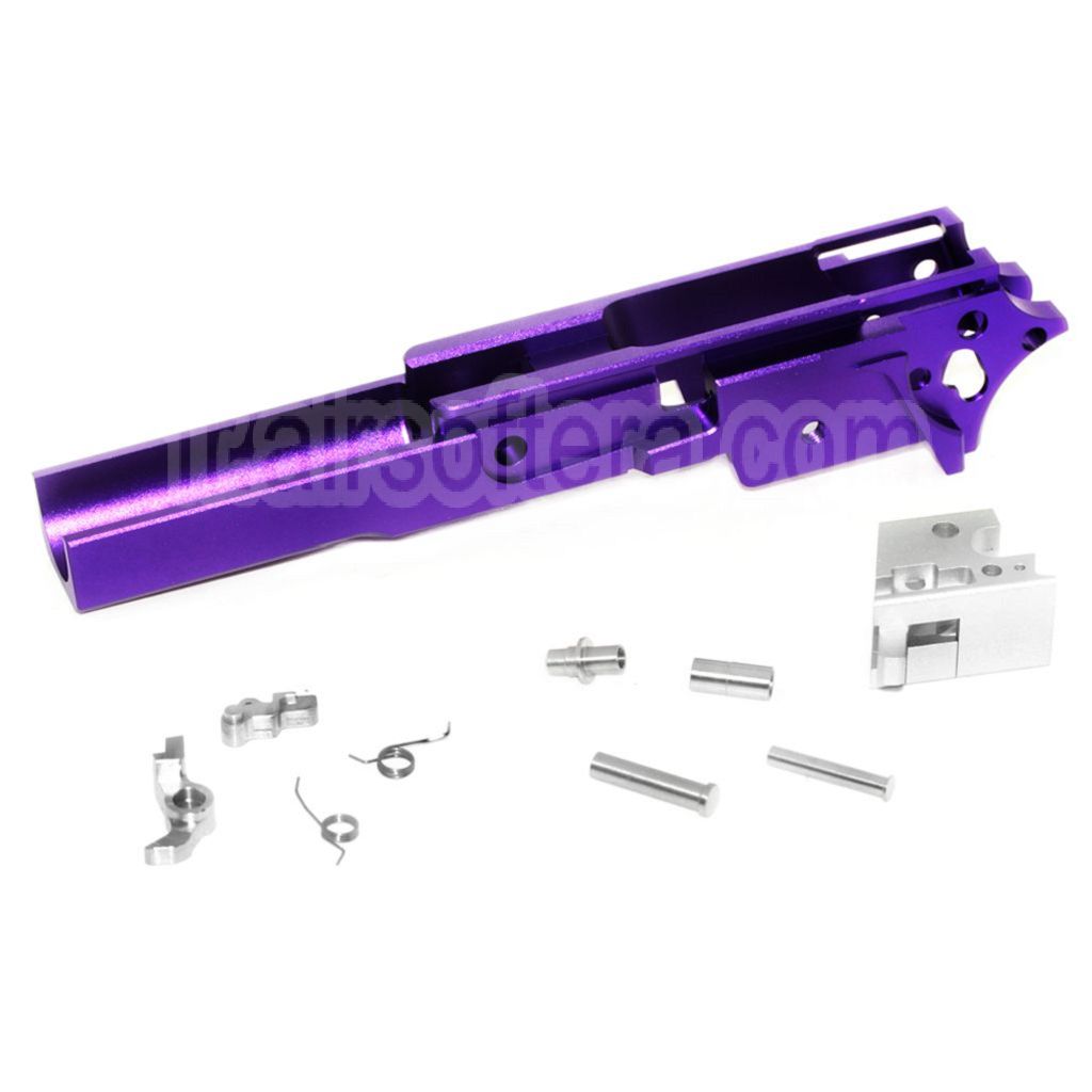 5KU CNC Aluminium Milieu Châssis Type-1 SV Convient pour Tokyo Marui Hi-Capa Série GBB Pistolet Airsoft