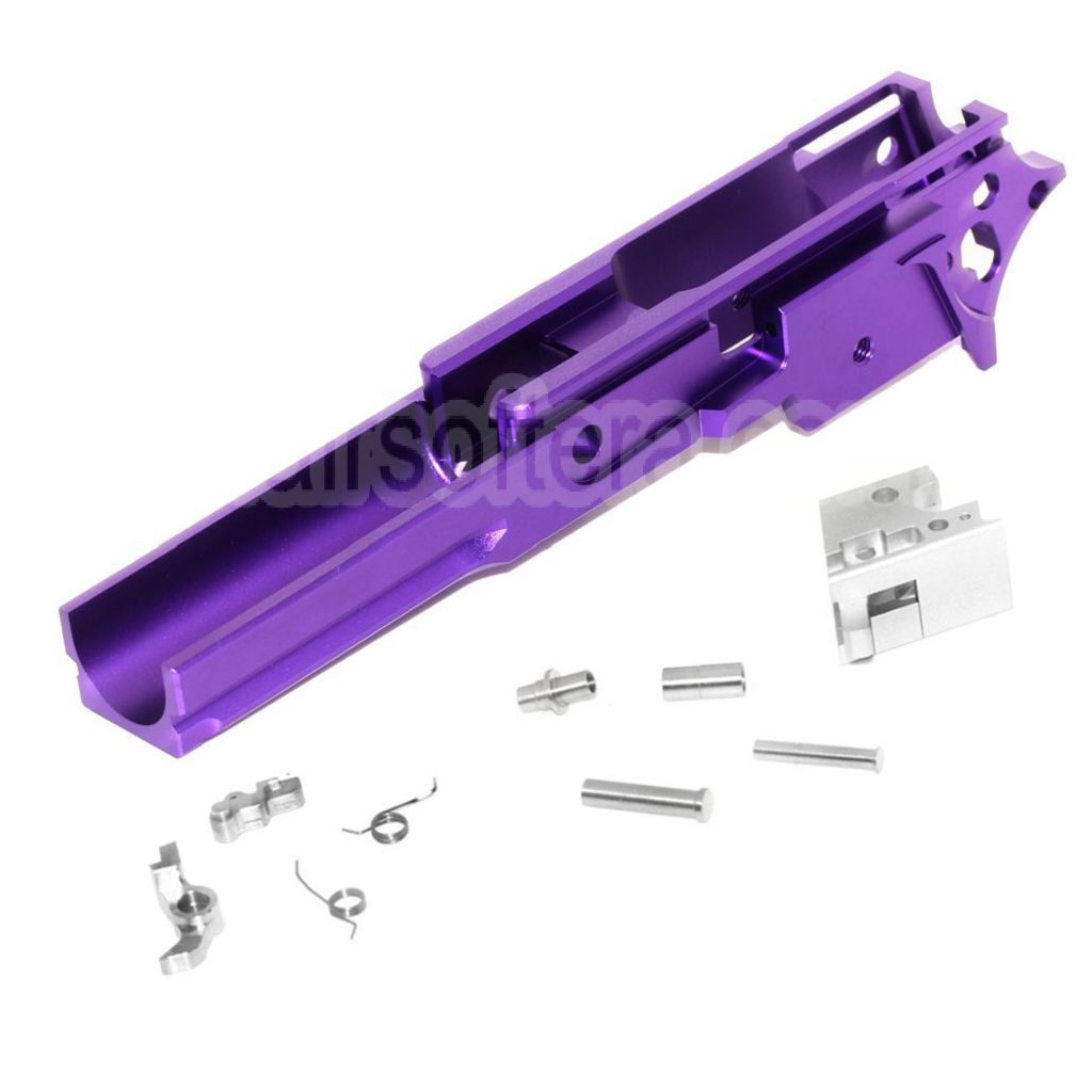 5KU CNC Aluminium Milieu Châssis Type-3 Convient pour Tokyo Marui Hi-Capa Série GBB Pistolet Airsoft