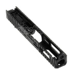 5KU CNC Aluminium 9INE RMR Ready Canon Glissière Set Convient pour WE Tokyo Marui G17 Gen3 Série GBB Pistolet Airsoft Noir