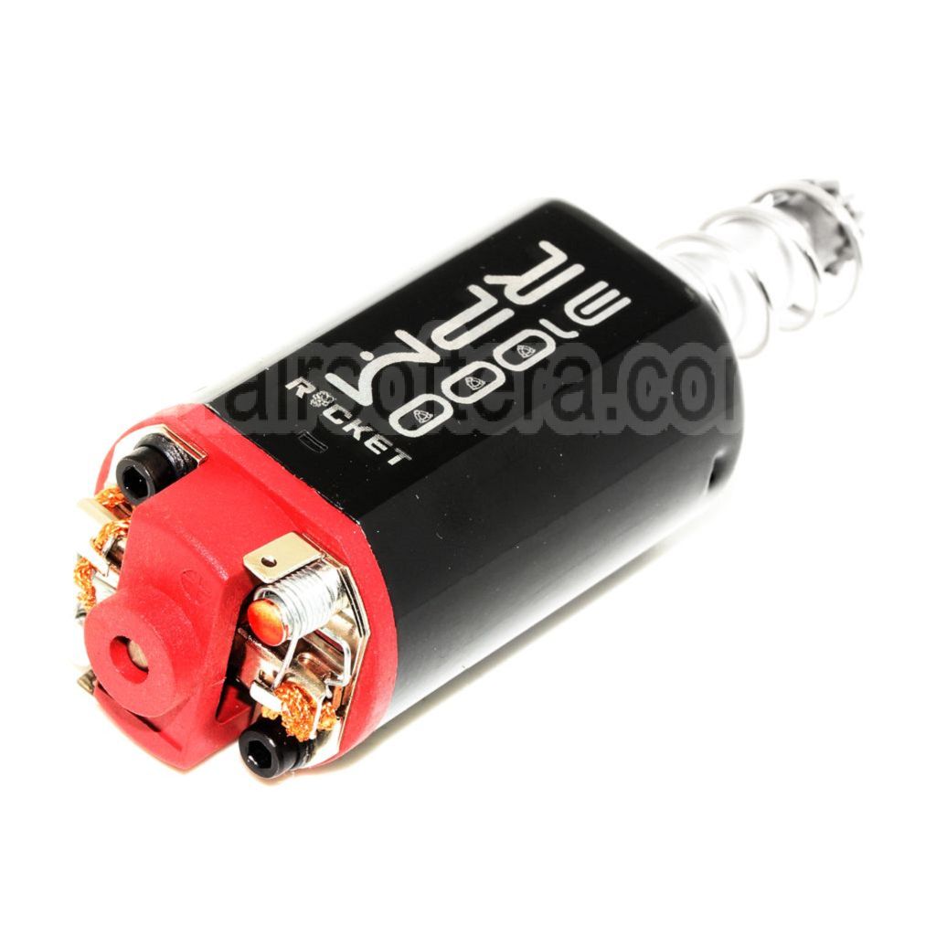 APS Rocket Grande Vitesse Moteur Long Axe 31000 RPM Convient pour P90 MP5 G3 M4 M16 Série AEG Fusil Airsoft