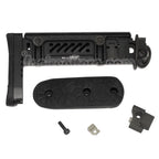 5KU PT-1 Gen2 Multi Position Side Pliable Crosse Convient pour CYMA D-Boys LCT GHK AK Série AEG GBB Fusil Airsoft Noir