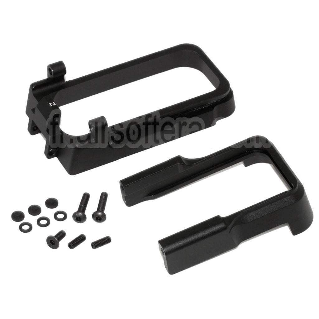 5KU CNC Adaptive Magwell Convient pour Tokyo Marui M4 M16 Série AEG GBB Fusil Airsoft Noir