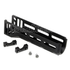 5KU 158mm Aluminium AKM M-LOK Bas Garde-Main System Convient pour D-Boys CYMA E&amp;L GHK LCT Tokyo Marui AK Série GBB AEG Fusil Airsoft Noir