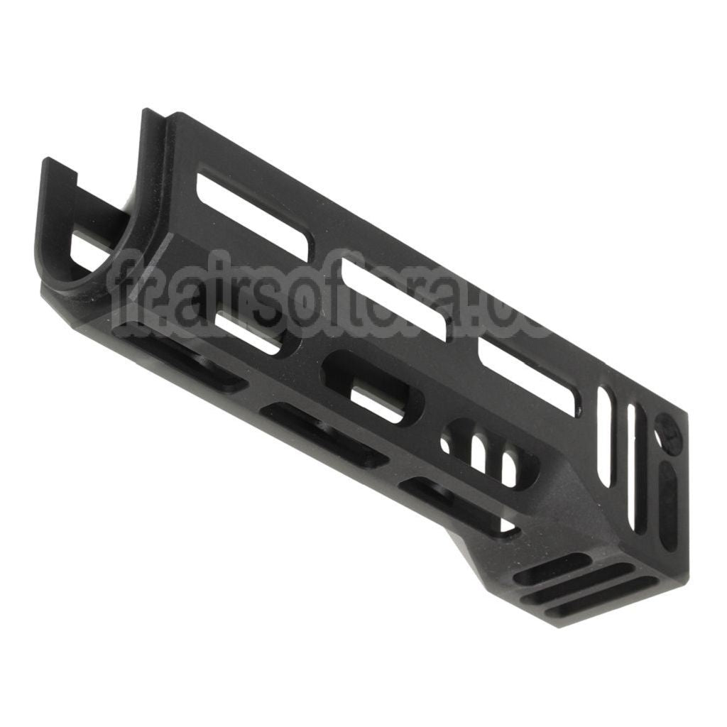 5KU 158mm Aluminium AKM M-LOK Bas Garde-Main System Convient pour D-Boys CYMA E&amp;L GHK LCT Tokyo Marui AK Série GBB AEG Fusil Airsoft Noir