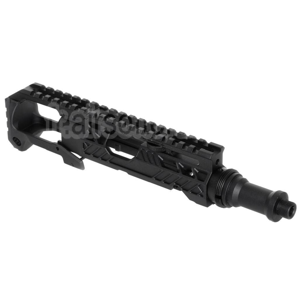 Kit de conversion de carabine 5KU Type-A avec M1913 Rail Crosse Adaptateur Convient pour Action Army AAP-01 Série GBB Pistolet Airsoft